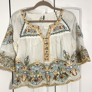 Anthropologie cropped top